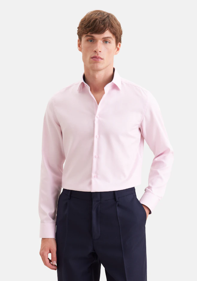 Slim Business Hemd Uni in Rosa | Seidensticker Onlineshop