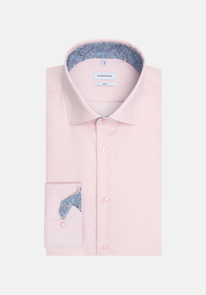 Slim Business shirt Uni in Rosa | Seidensticker online shop