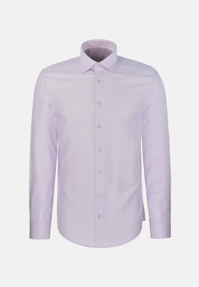Slim Business Hemd Struktur in Rosa |  Seidensticker Onlineshop
