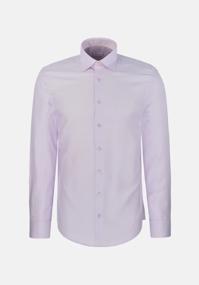 Slim Business Hemd Struktur in Rosa | Seidensticker Onlineshop