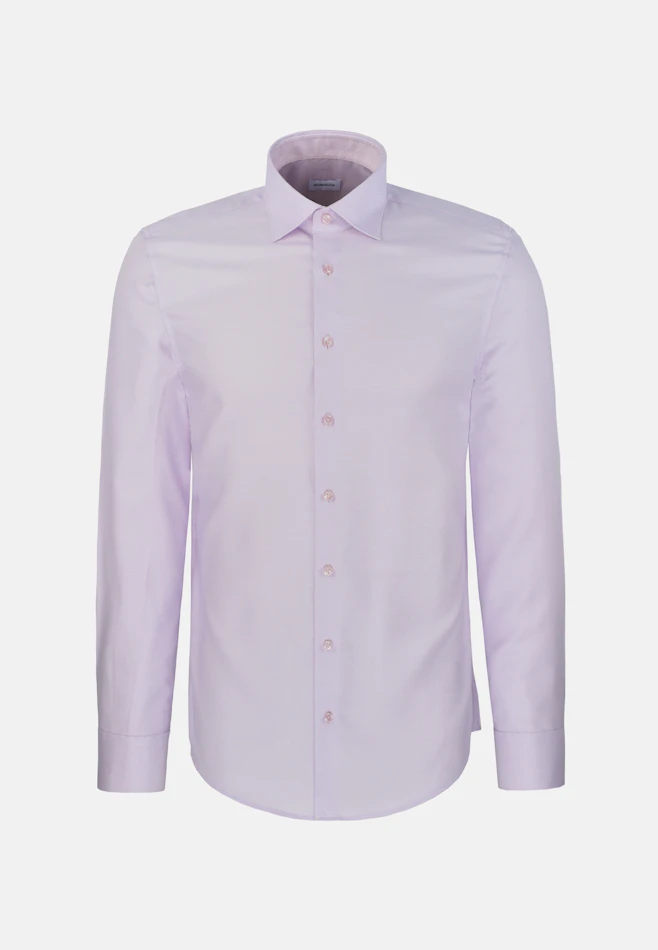 Slim Business Hemd Struktur in Rosa | Seidensticker Onlineshop