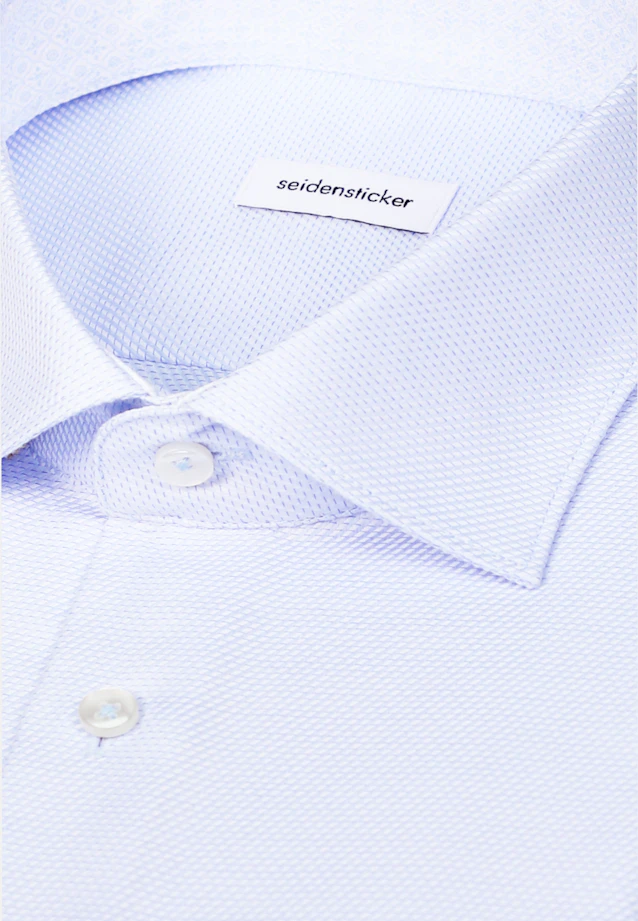 Slim Chemise d'affaires Structure in Bleu Clair |  Seidensticker Onlineshop