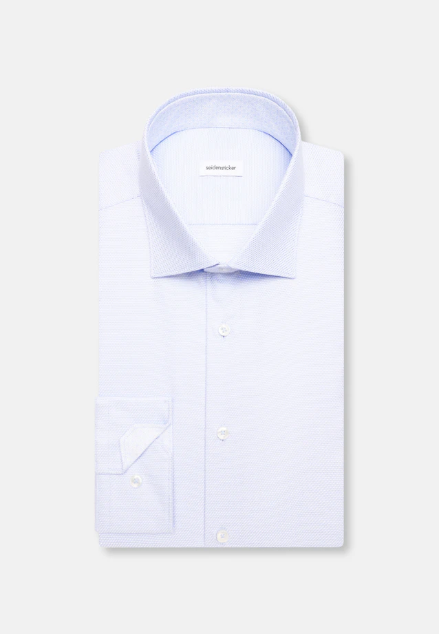 Slim Chemise d'affaires Structure in Bleu Clair |  Seidensticker Onlineshop