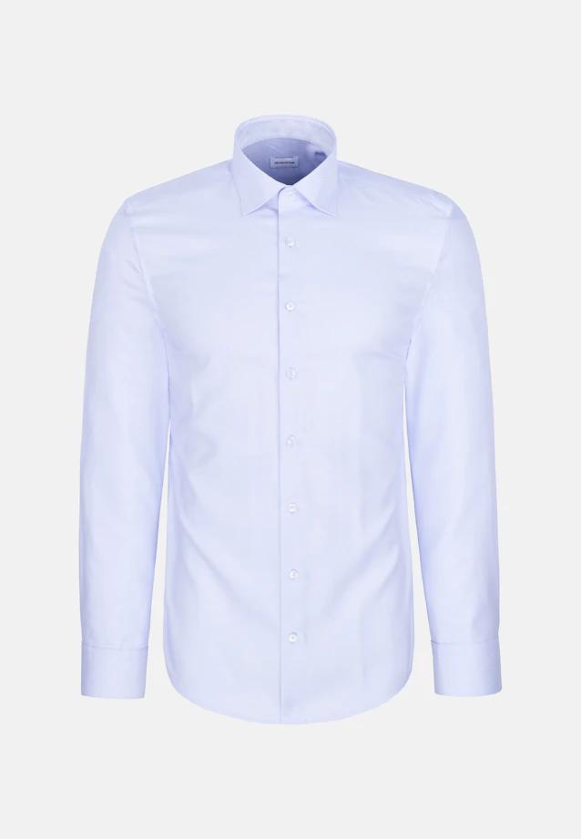 Slim Business shirt Structure in Hellblau |  Seidensticker Onlineshop