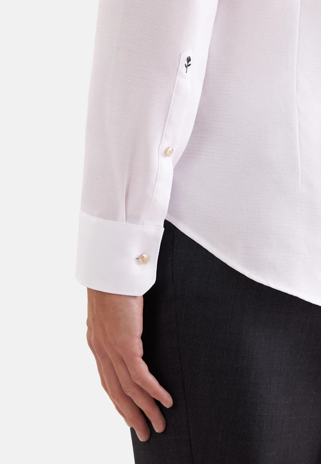 Slim Chemise d'affaires Structure in Blanc |  Seidensticker Onlineshop