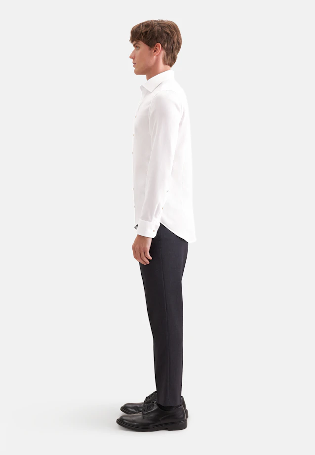 Slim Chemise d'affaires Structure in Blanc |  Seidensticker Onlineshop
