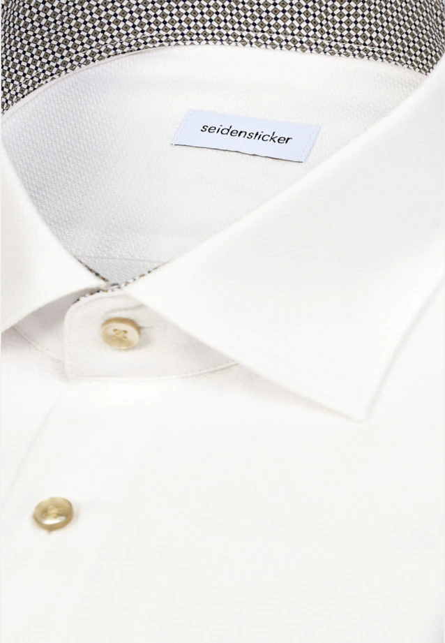 Slim Business shirt Structure in Weiß |  Seidensticker Onlineshop