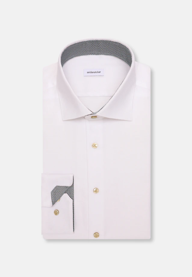 Slim Chemise d'affaires Structure in Blanc |  Seidensticker Onlineshop