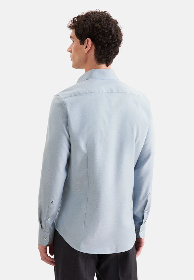 Slim Chemise d'affaires Structure in Vert |  Seidensticker Onlineshop
