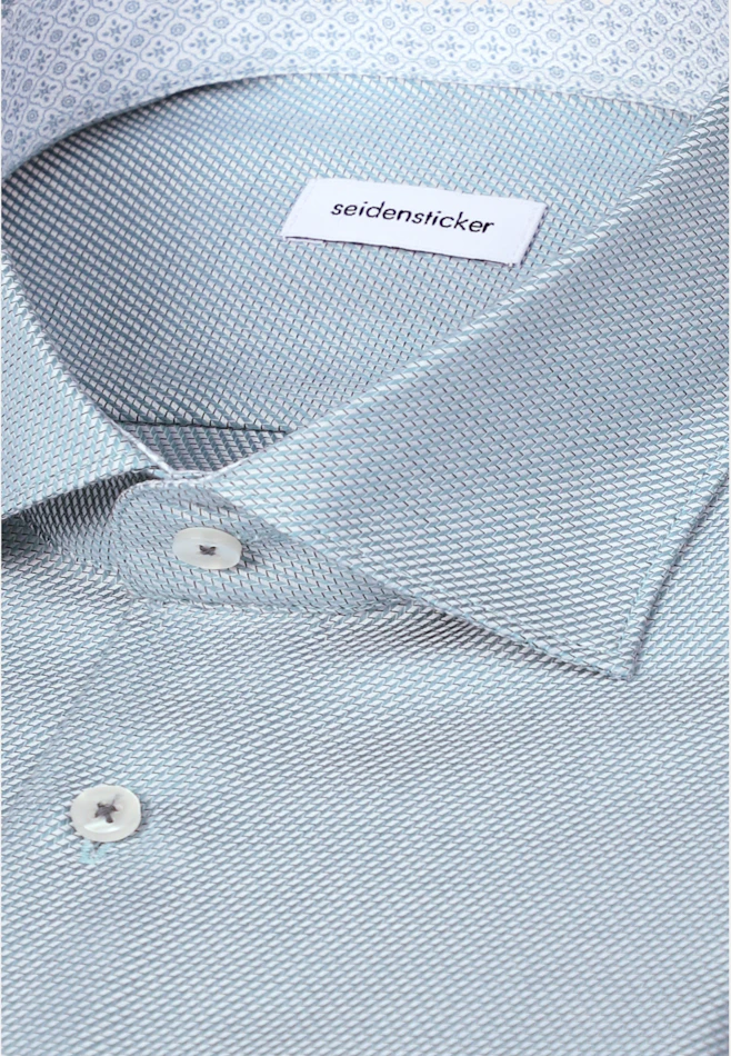 Slim Business Hemd Struktur in Grün | Seidensticker Onlineshop