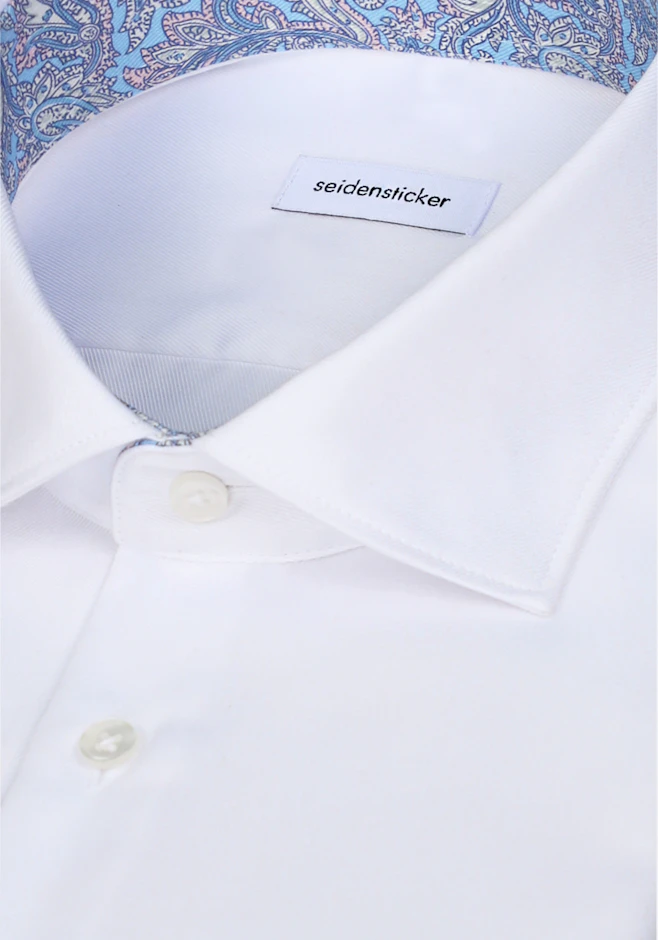 Shaped Business shirt Uni in Weiß | Seidensticker online shop