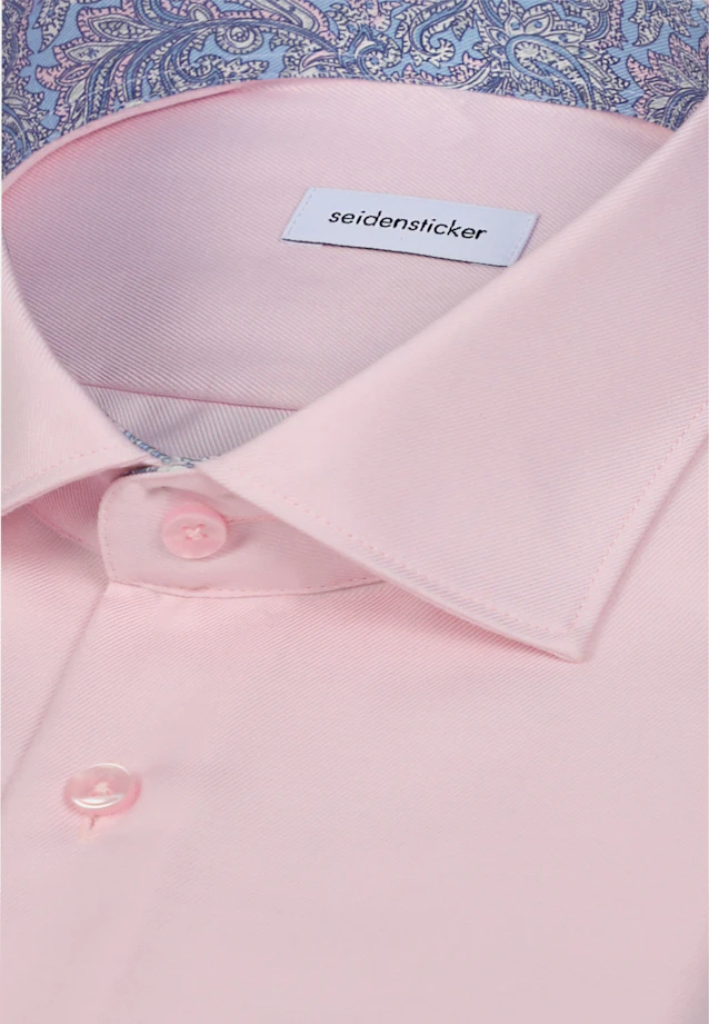 Shaped Business Hemd Uni in Rosa |  Seidensticker Onlineshop