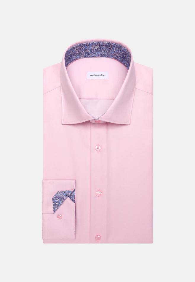 Shaped Chemise d'affaires Uni dans Rose Fuchsia | Boutique en ligne Seidensticker