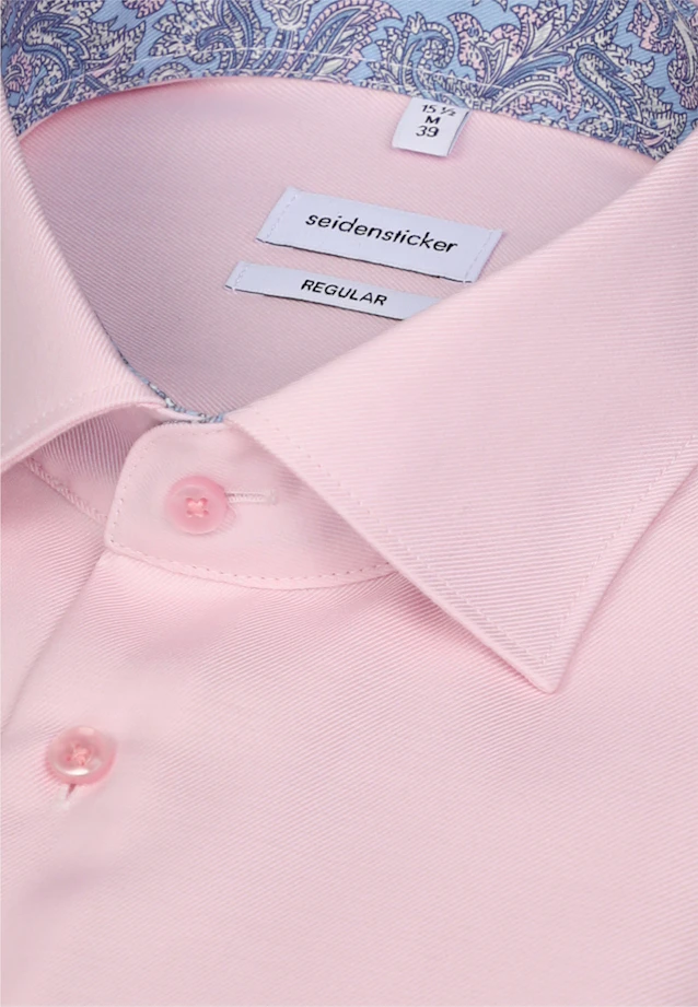 Shaped Business Hemd Uni in Rosa |  Seidensticker Onlineshop