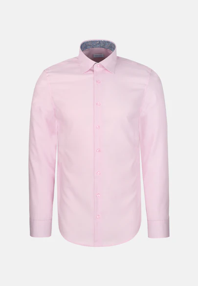 Shaped Business Hemd Uni in Rosa |  Seidensticker Onlineshop