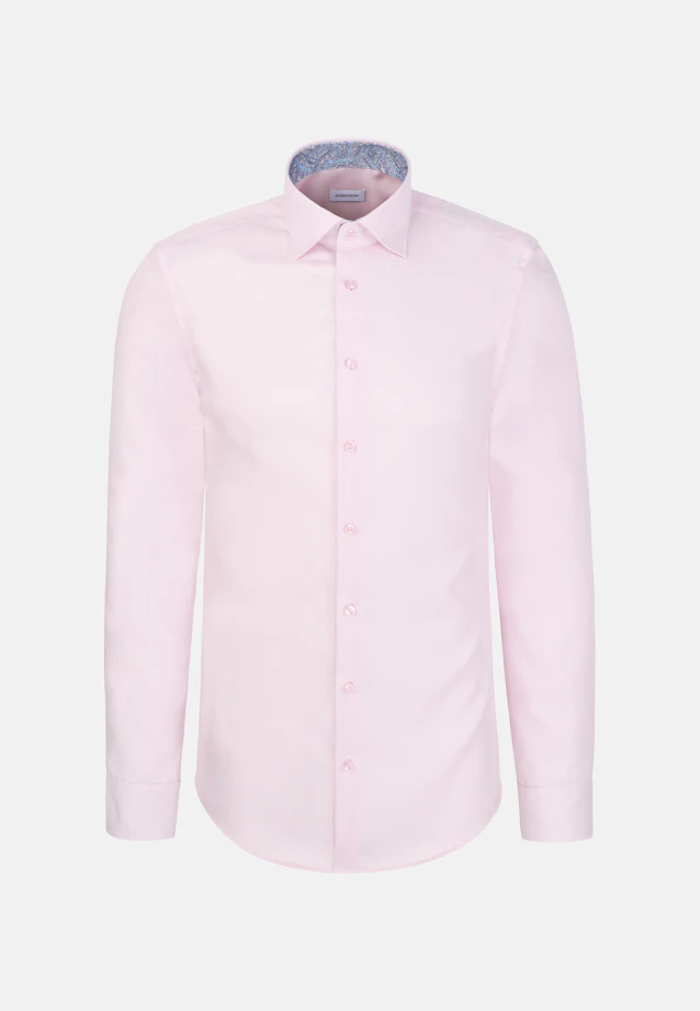 Shaped Business Hemd Uni in Rosa |  Seidensticker Onlineshop