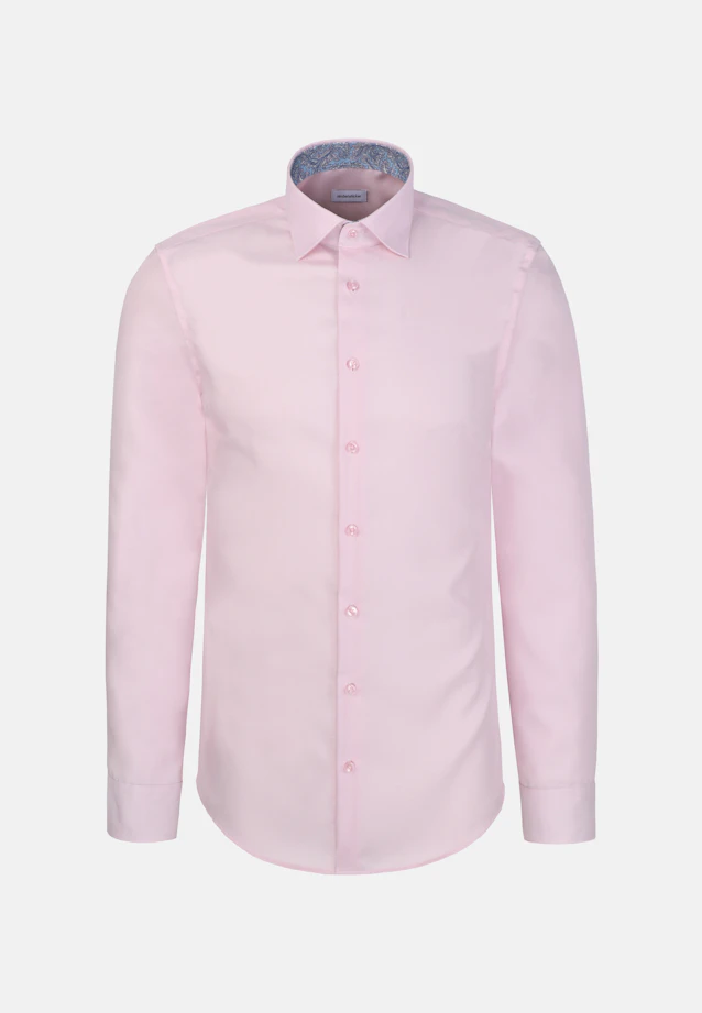 Shaped Business Hemd Uni in Rosa |  Seidensticker Onlineshop