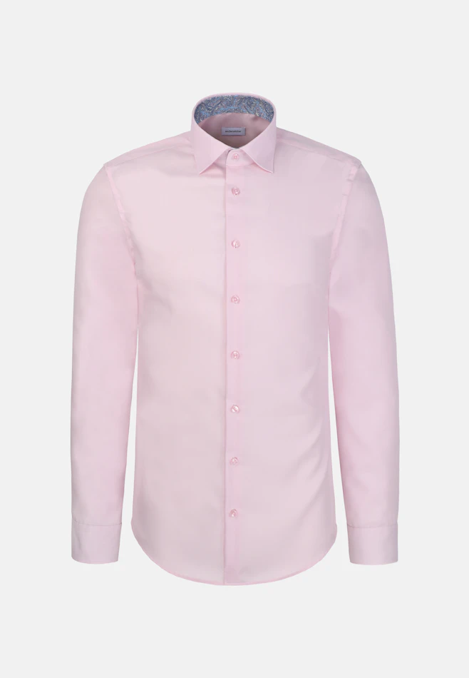 Shaped Business Hemd Uni in Rosa | Seidensticker Onlineshop