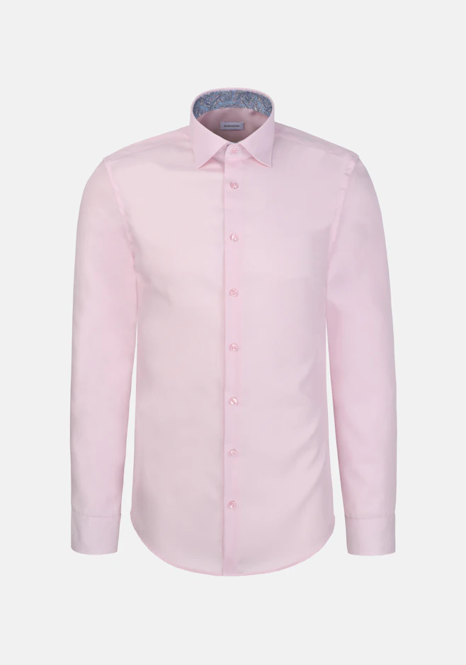 Shaped Business Hemd Uni in Rosa | Seidensticker Onlineshop