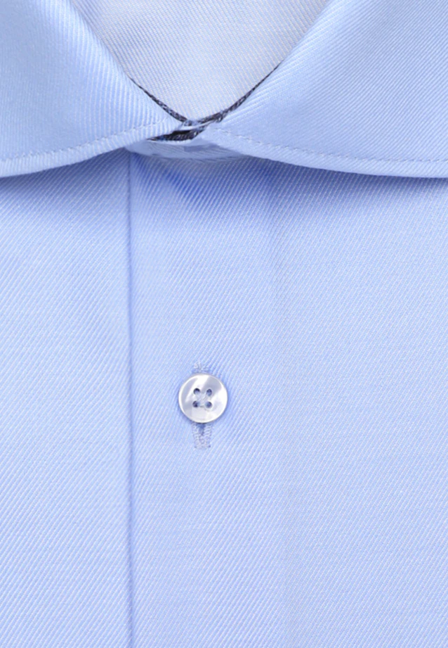 Shaped Chemise d'affaires Uni in Bleu Moyen |  Seidensticker Onlineshop