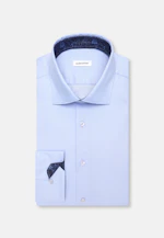 Shaped Business Hemd Uni in Mittelblau |  Seidensticker Onlineshop