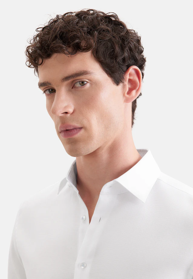 Shaped Chemise d'affaires Structure in Blanc |  Seidensticker Onlineshop
