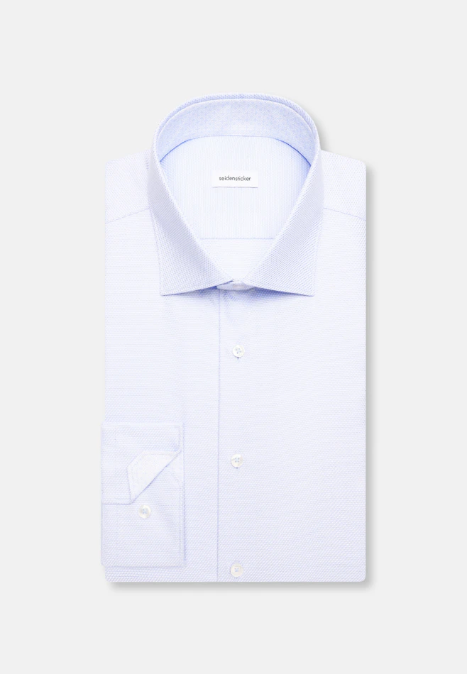 Shaped Chemise d'affaires Structure dans Bleu Clair | Boutique en ligne Seidensticker