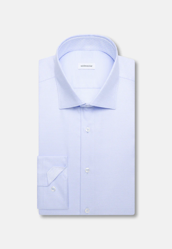 Shaped Chemise d'affaires Structure dans Bleu Clair | Boutique en ligne Seidensticker