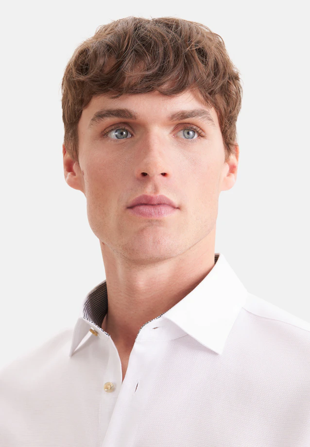 Shaped Chemise d'affaires Structure in Blanc |  Seidensticker Onlineshop