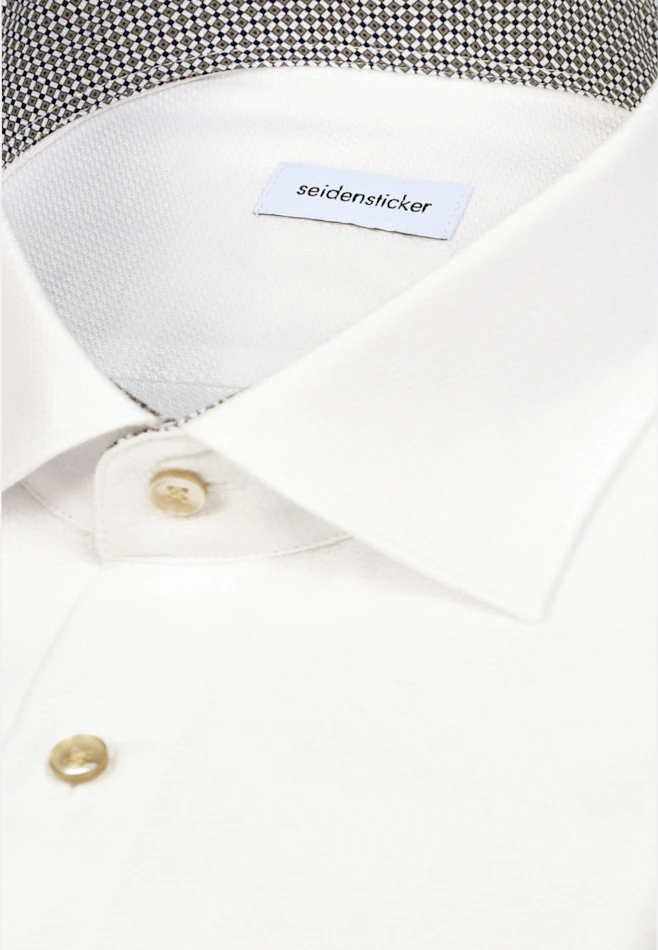 Shaped Business shirt Structure in Weiß | Seidensticker online shop