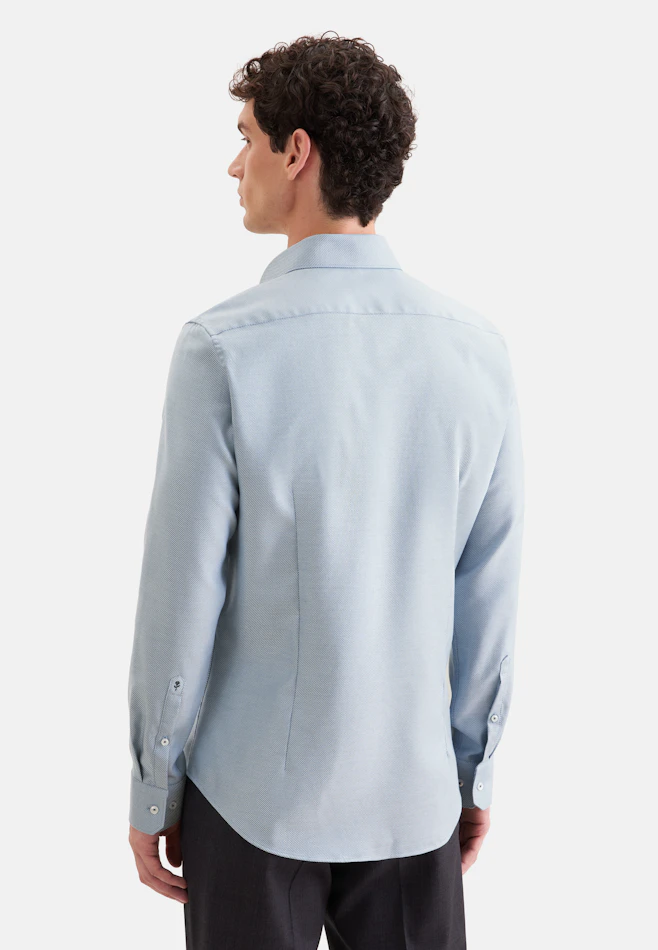 Shaped Business Hemd Struktur in Grün | Seidensticker Onlineshop