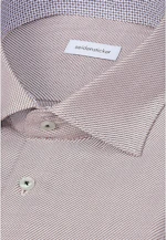 Shaped Business shirt Structure in Braun |  Seidensticker Onlineshop
