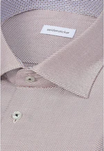 Shaped Chemise d'affaires Structure in Marron |  Seidensticker Onlineshop