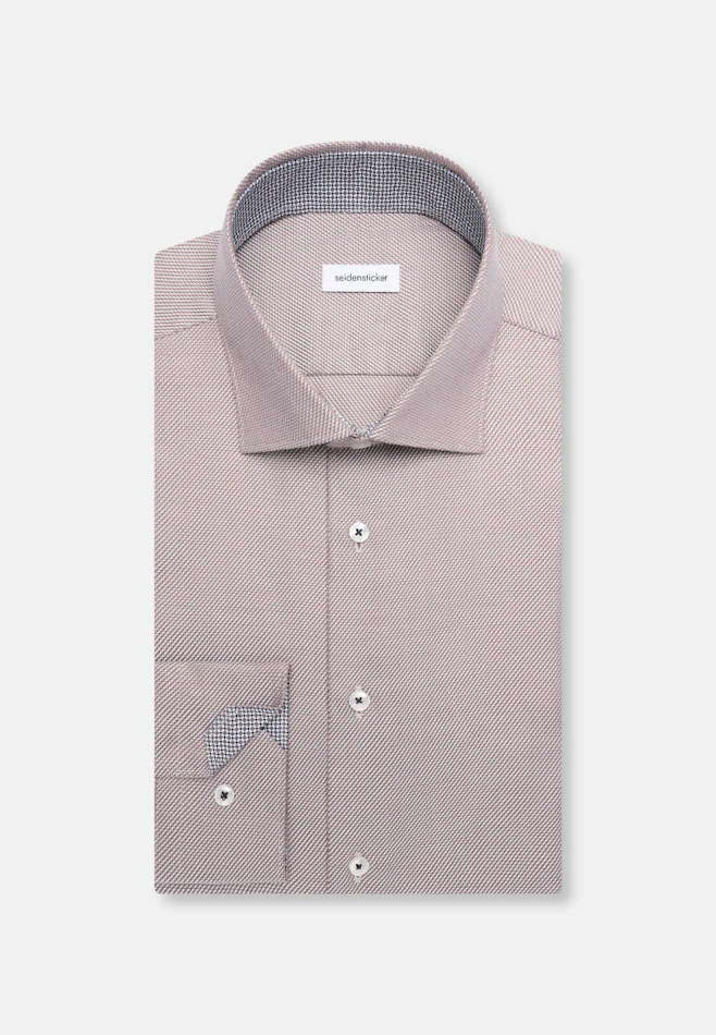 Shaped Chemise d'affaires Structure dans Marron | Boutique en ligne Seidensticker