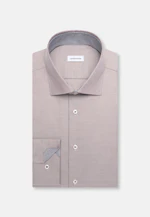 Shaped Chemise d'affaires Structure in Marron |  Seidensticker Onlineshop