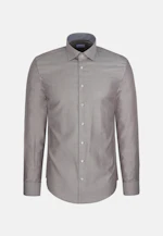 Shaped Chemise d'affaires Structure in Marron |  Seidensticker Onlineshop