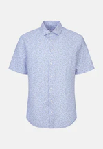 Shaped Chemise en lin Imprimé in Bleu Moyen |  Seidensticker Onlineshop