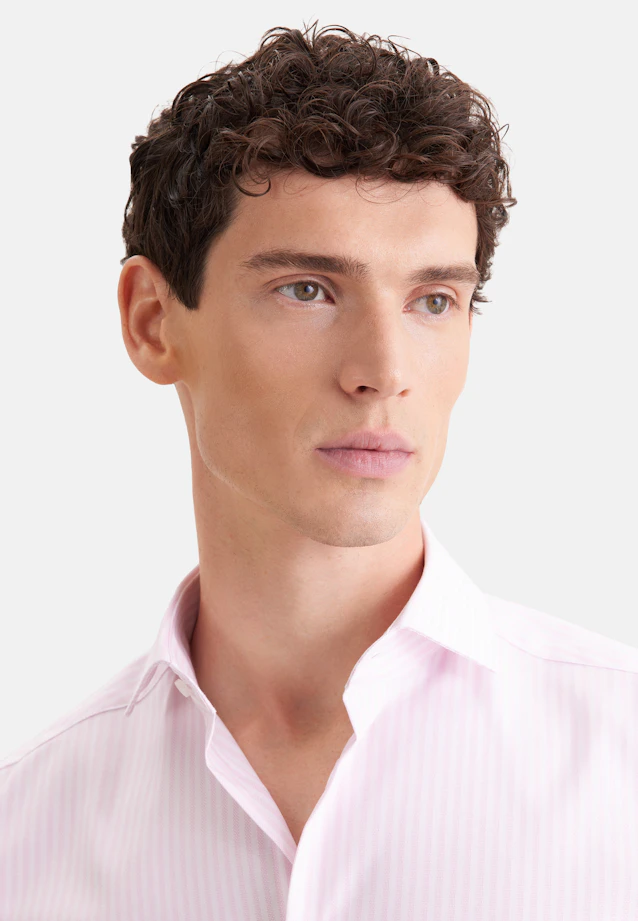 Regular Chemise d'affaires Rayures in Rose Fuchsia |  Seidensticker Onlineshop