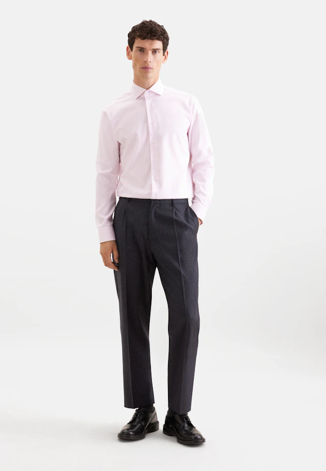 Regular Chemise d'affaires Rayures in Rose Fuchsia |  Seidensticker Onlineshop