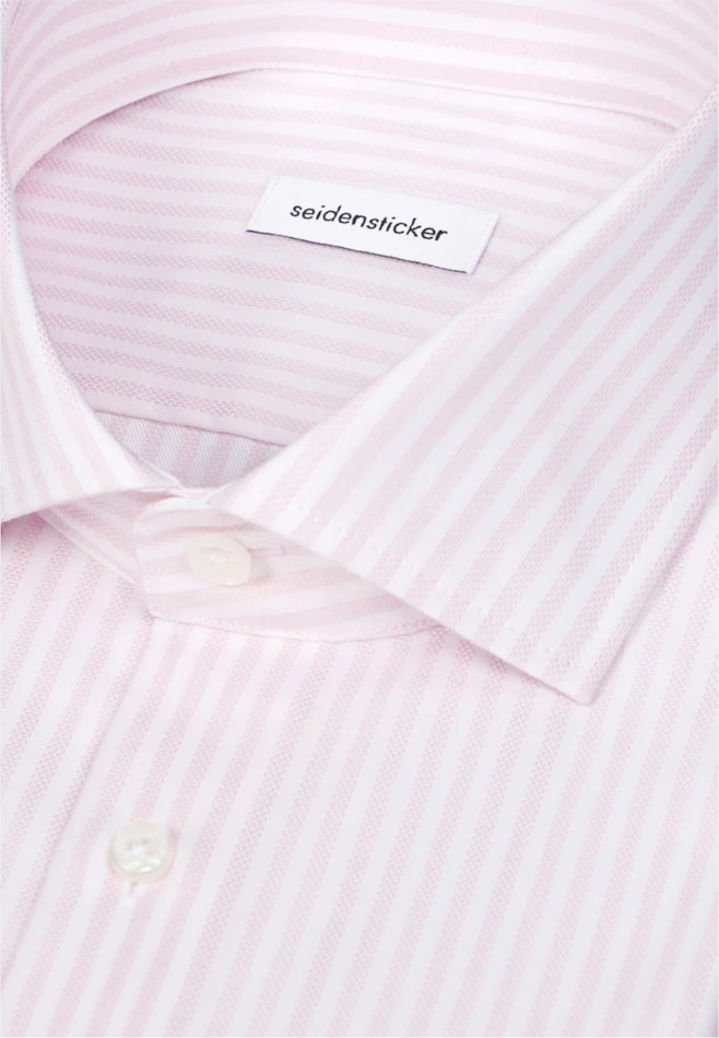 Regular Business Hemd Gestreift in Rosa | Seidensticker Onlineshop