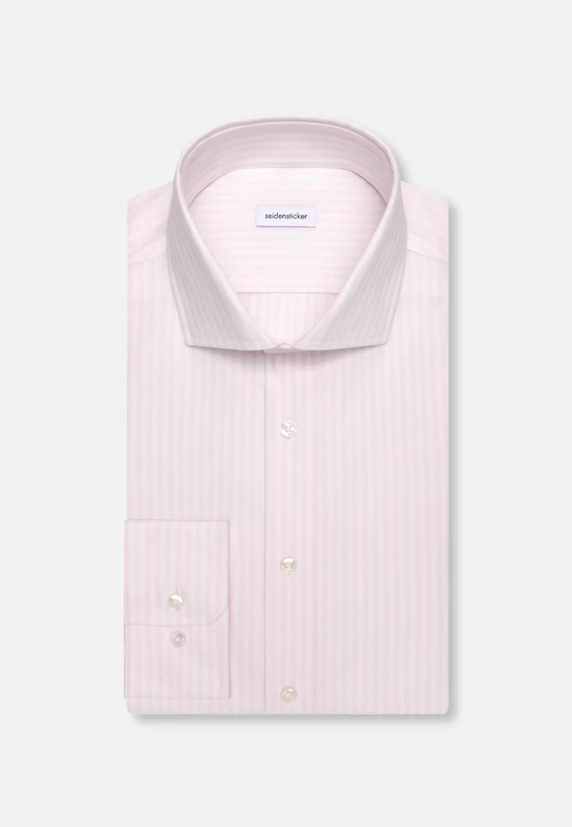 Regular Business Hemd Gestreift in Rosa |  Seidensticker Onlineshop