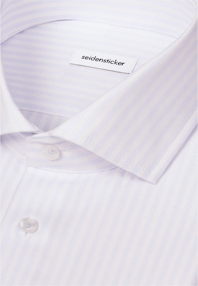 Regular Business Hemd Gestreift in Hellblau |  Seidensticker Onlineshop