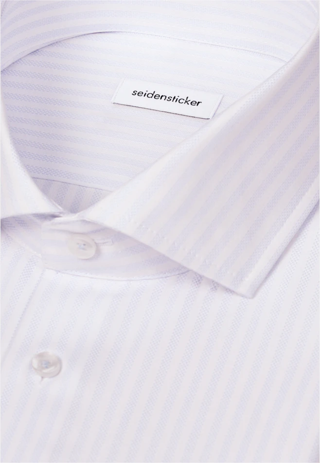 Regular Business Hemd Gestreift in Hellblau | Seidensticker Onlineshop