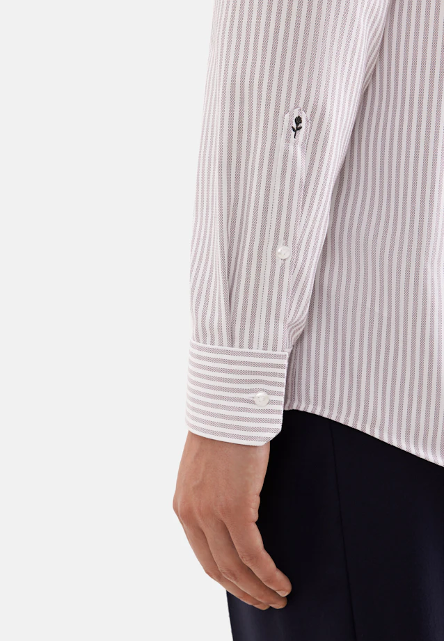 Regular Chemise d'affaires Rayures in Rouge |  Seidensticker Onlineshop