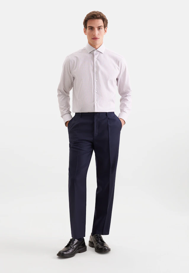 Regular Business shirt Stripes in Rot |  Seidensticker Onlineshop