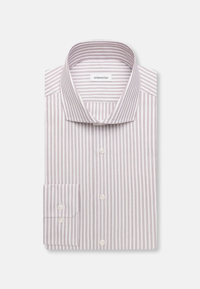 Regular Chemise d'affaires Rayures dans Rouge | Boutique en ligne Seidensticker