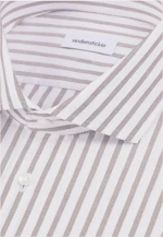 Regular Chemise d'affaires Rayures in Marron |  Seidensticker Onlineshop