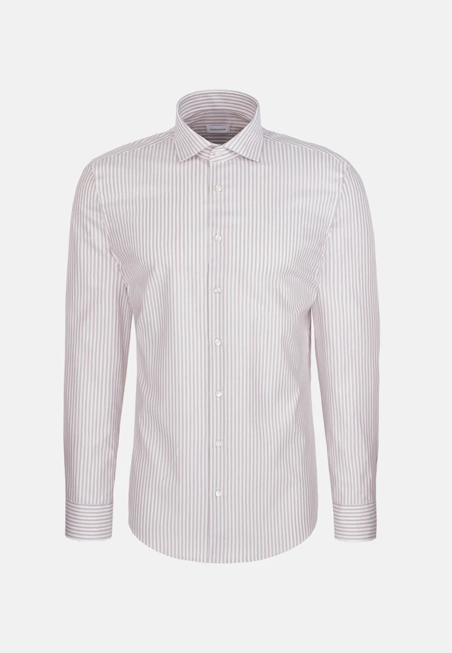 Regular Chemise d'affaires Rayures in Marron |  Seidensticker Onlineshop