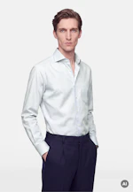 Regular Business shirt Print in Grün |  Seidensticker Onlineshop