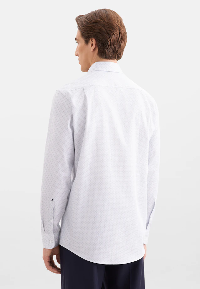 Regular Business shirt Print in Grün |  Seidensticker Onlineshop